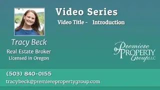 Tracy's Introduction Video