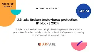 2.6 Lab: Broken brute-force protection, IP block |&nbsp;2024