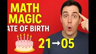Math Magic Trick to Find Your Date of Birth (Day & Month)! 🎂😱 | Mind Reading with Numbers