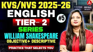 KVS/NVS Mains English Classes | KVS NVS English Practice Set | KVS NVS English PYQ's By Deepti Mam
