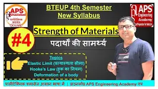 SOM - Strength of Materials (L-4) | 4th सेमेस्टर | Diploma Mechanical