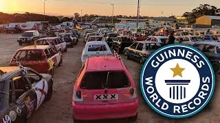 Australia's Largest Demolition Derby - World Record Attempt