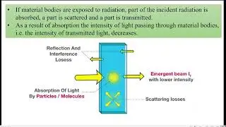 RCU-NEP-III B.Sc.-Chemistry Paper -I-Photochemistry-01-Absorbance, transmittance,Beer-Lambert&rsquo;s law