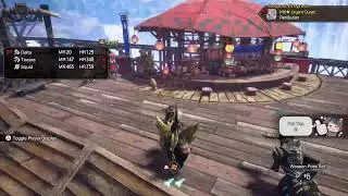 Monster Hunter Rise sunbreak chilling and having a good time