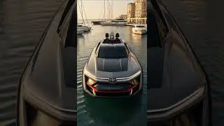 ToyotaFortunerLegender 4&times;4 Yacht Concept Rugged Luxury on Water #luxuryyachtlife#luxuryboat