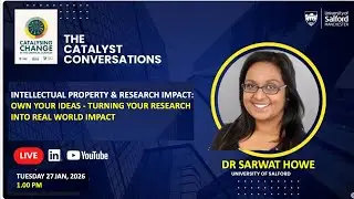 IP & Impact &ldquo;Own Your Ideas: Turning Your Research into Real World Impact''