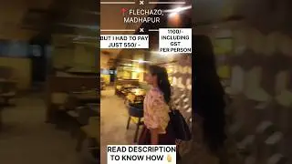 FLECHAZO MADHAPUR BUFFET | ACTRESS | FOOD VLOGS
