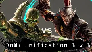 Dawn of War Unification: 1 v 1 Harlequins (graygoo) vs Necrons (cklempay)