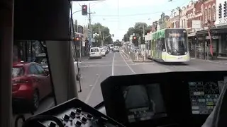 Driver's View Tram 86 Pt 2 Thornbury to Bourke St