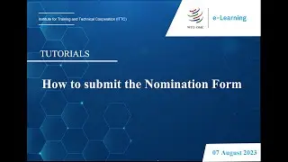 How to submit the Nomination form