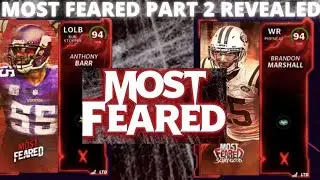 MOST FEARED PART 2 REVEALED | LAWRENCE TAYLOR, GRONK, AND MORE!! MADDEN 22!!!