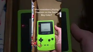 Pok&eacute;mon Gold on the GameBoy Color!