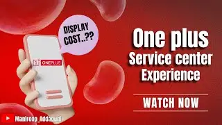 Cracked My OnePlus 12R 😭 | Screen Repair & Service Experience | @Maniroop_addagudi  #oneplus