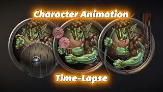Animating a Goblin Character Token | Time-Lapse