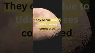 Moonquakes: Tidal Stresses and the Moon-Earth Distance #shorts #youtubeshorts