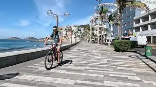 El sol ☀️ilumando hermosamente el malecón de Olas Altas