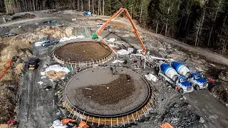 1 Million Gallons Water Reservoir Tanks Base Construction