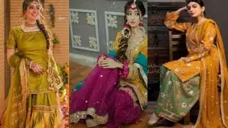 Lates trend 2025 mehndi /maayon dress design ideas || party wear dress for girls ||  Maalumaat tv