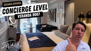 Экскурсия по каюте Oceania Riviera Concierge Veranda Cabin Tour 4K | Каюта категории A2 9067