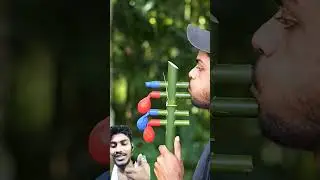 #satisfying #bamboo1 #bamboo #relaxing #funny #balloon #bamboocrafts #diytoys #diy