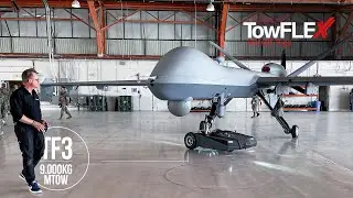 TowFLEXX TF3 MilSpec - General Atomics MQ-9 | Electric Remote Controlled Aircraft Tug
