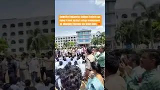 sanketika Engineering college students Protest ✊ #vizag #sanketika #engineering #college #students