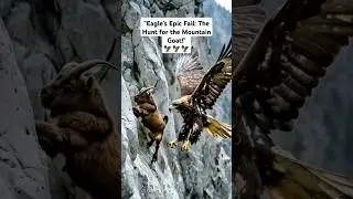 Eagle vs Mountain Goat: The Failed Hunt in the Wild!@PetsWarldsJungal @NatGeoAnimals #animals