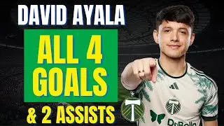 David Ayala - ALL 4 GOALS & ASSISTS FOR PORTLAND TIMBERS | Skills & Highlights