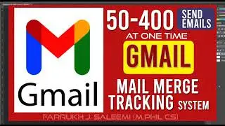 Send 50-400 Emails At Once by Gmail Mail Merge in Urdu & Hindi