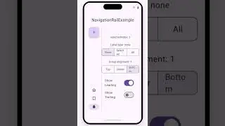 Flutter Navigation Rail #devloper #coding #flutter