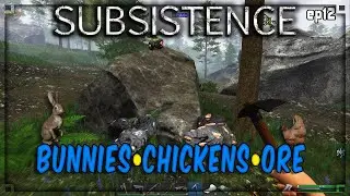 Subsistence - S5 ep12 -  Bunnies, Chickens & Ore.. - Base building| survival