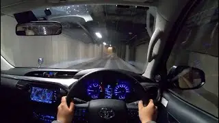 【Test Drive】2018 TOYOTA HILUX 2.4L Diesel 4WD - POV Night Drive