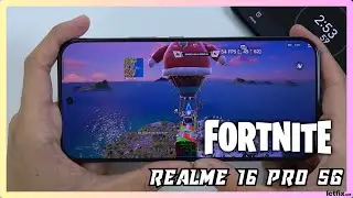 REALME 16 Pro 5G Fortnite Mobile Gaming Test | Dimensity 7300 Max | 144Hz AMOLED