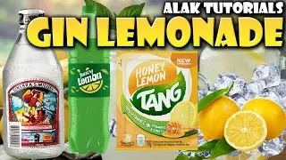 GIN LEMONADE! JUICY LEMON + YAKULT Pinoy Cocktail | Alak Tutorials 193