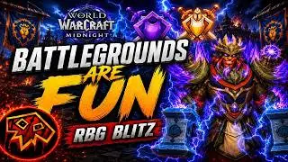 Rated Battlegrounds are FUN! (2.5k rating) Enhancement Shaman Midnight