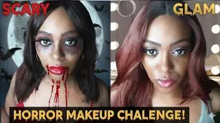 Scary vs. Glam: A Horror Makeup Challenge!