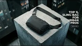 Best Designer 1L Sling Bag Crossbody EDC at Budget Price for Urban Professionals | Max Kremen 2.0