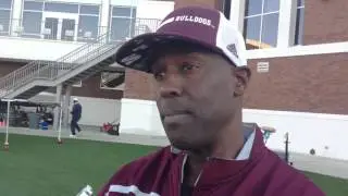 MSU defensive line coach Brian Baker