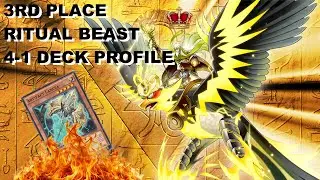 4-1 3rd! place YUGIOH Ritual Beast deck profile