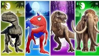 🦖 Indoraptor vs Jurassic World vs T-Rex Spider Man vs The Good Dinosaur | Coffin Dance 🪩