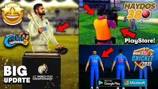 WCC-3 BIG MEGA Update ALL New Features | Haydos380 Release Date Finally - World Cricket 21 Launched