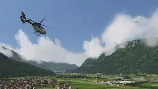 Altenrhein LSZR to Sch&auml;nis LSZX in the EC135 Helicopter in Aerofly FS2 Flight Simulator