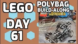 Lego Polybag Build-along Day 61 - The Batmobile (30446) Assembly and Review