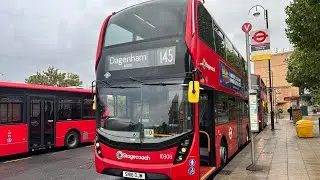 FULL ROUTE VISUAL|Stagecoach London Route 145|Leytonstone-Dagenham Asda|10308(SN16 OJM)