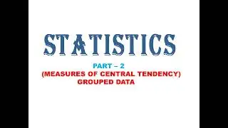 STATISTICS | MEAN , MEDIAN , MODE | data analysis
