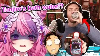ironmouse Watches CDawgVA Drink Tanjiro's Bath Water
