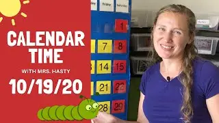 October 19, 2020 - Calendar Time, daily math, learning fun! - Learn at home