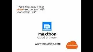Maxthon Cloud Browser -  How to share web content
