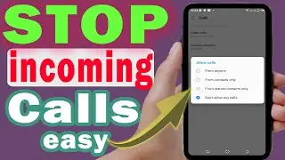 How to stop incoming calls on android without blocking (step by step)