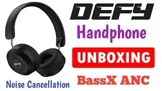 DEFY BassX ANC Noise Cancelling Headphones Unboxing And Review 🧐#unboxing